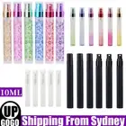 6/10PCS Mini 10ml Glass Refillable Perfume Empty Bottle Pump Spray Bottles