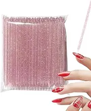 Rhinestone Nail Polish Carving Pen, Nail Painting Tool, Colourful Dotting Salon Tool Set, 100 x Rhinestone Nail Dotting Carving Pens, Portable Nail Tools for Women, Girls