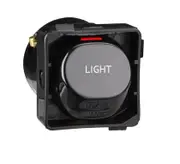Clipsal 30LMBK - 30 Series 10A Switch Mech Marked 'LIGHT' - Black