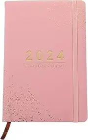 Operitacx Daily Planner 2024 Planner Notebook to Do List Notebook 365 Days s Agenda Schedule Planner Books Journal Diary Pink Notepad