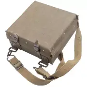 WWII ITALIAN MILITARY DYNAMITE CARRIER Canvas Over Metal Box w/ Shoulder Straps