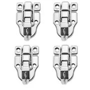 Wood Box Toolbox Cabinet Metal Spring Loaded Latches Catch Toggle Hasp (Pack
