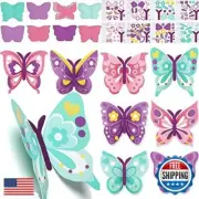 Tatuo 48 Pcs Spring Butterflies Craft Kits for Kids DIY Art Spring Make Your
