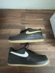 Nike By You Air Force 1 Low Black Gum Men's Size 9 [DO7416-991] No Lid
