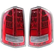 Fits 11-12 300 Left & Right Set Tail Lamp Assem No Chrome Center Accent (for: Chrysler)