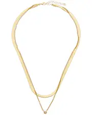 Meshmerise 18K Rose Gold Vermeil 0.05 ct. tw. Diamond Necklace