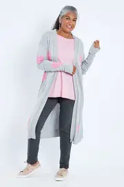 Heart Longline Cardi--GOR-38771