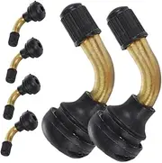 Valve Stem Replacement Kit 6pcs Wheel Tire Valves Stems Extension Abs Rubber Construction for Cars Atvs Motorcycles