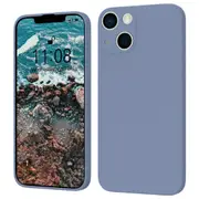 MCC iPhone 13 Soft Liquid Silicone Shockproof Case Cover Apple iPhone13 [Grey Purple]