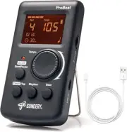Digital Metronome for Guitar Piano Drum and All Instruments with Timer, English
