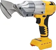Battery Tin Snips Compatible with Dewalt 20 V Battery, Brushless Electric Metal Scissors with 360° Rotating Head, Max. 2 mm Scissors Thickness for Sheets, Carpets, Fabric, Leather, Paper (without