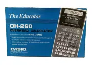 CASIO OVERHEAD CALCULATOR The Educator Mdl OH-260 Vintage SEALED