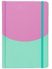 Yop & Tom Medium Hardcover Notebook A5 Dotted 180 Pgs - Lilac & Mint
