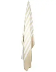 [Sand Society] Sand Free Double Beach Towel in Beige/White Stripes