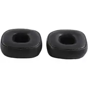 2 Pcs Earpads Replacement Protein Leather Ear Pads for 4.0 MAJOR IV Replacement Black