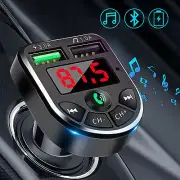 Bluetooth Car Kit MP3 Player FM Radio Transmitter USB Charger Adapter Hands-free