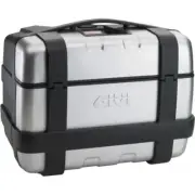 Givi Monokey Trekker 46 Liter Top or Side Cases (Matte Black / Silver) TRK46NA