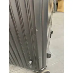 26吋 大容量行李箱 旅行箱 拉桿箱 帶杯架 萬向輪 黑色款式 二手商品