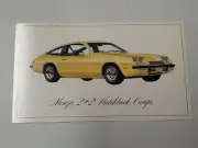 1976 Chevrolet Monza 2 + 2 Hatchback Coupe - original dealer promo POSTCARD