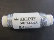 Kreinik Balger Metallic #001C SILVER CORD Blending Filament 100M Thread spool