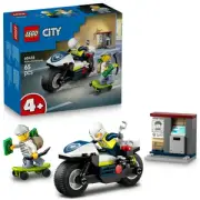 LEGO City Police Motorcycle Chase Toy, Motorbike Set 60455