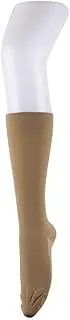 Compression Stocking Class 1 15-21mmHg Ellipsis Lite Knee High Closed Toe Beige Large Pair baremedical