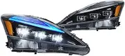 1 Pair Car Styling Car Headlight Assembly Compatible For LEXUS IS250 2006-2012 LED Head Lamp Car Tuning Light Parts Plug And Play