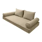 |SLIPCOVER ONLY| V1 Velvet Indoor Daybed Mattress Pillow Pipe Trim Twin AD304