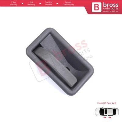 Left Interior Door Handle Gray for Renault 19 Phase 2 1992-2000 Clio MK1 90-1999
