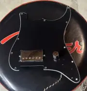 Hot Wound Chrome Humbucker Fender USA Spec Electronics Loaded Strat Pickguard