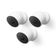 Google Nest Cam Outdoor or Indoor/Battery - 2nd Generation (3 Pack)