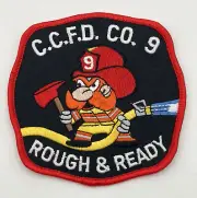 Clayton County Georgia Fire Dept Company 9 Patch - Rough & Ready