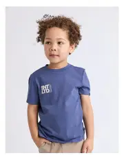 [St Goliath] Square Tee (3-7 Years) in Blue