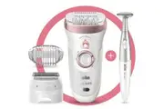 Braun 9/980 Silk-epil 9 SkinSpa SensoSmart(TM) Wet & Dry Epilator (White & Rose Gold)