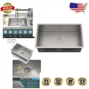 High-Quality 304 Stainless Steel Undermount Sink - 10" Deep for Modern Kitchens