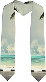 [EdWal] Bus Beach Seaside Scene print Graduation Stole and Sash Class for Unisex Adult Honor Stole Honor Stole of 2025