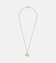 [Sydney Evan] Sydney Evan Perfect Match 14kt gold necklace with diamonds and rubies One Size gold