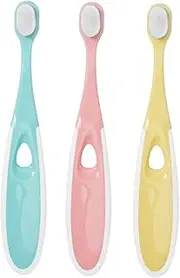 Healeved Toothbrush Set Pcs Mini Tooth Brush for Boys and Girls Soft Gentle Bristles Ergonomic Material for Teeth Cleaning Random