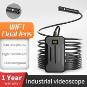 HD1080P WIFI Endoscope Dual Lens Inspection Mini IP68 Waterproof Android Iphone
