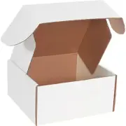10" X 10" X 5" White Deluxe Literature Mailers (50 Per Bundle)