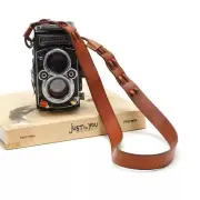 Genuine Leather Camera Shoulder Neck Strap Adjustable for Rollei Rolleiflex TLR