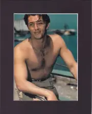 8X10" Matted Print Male Photo Shirtless Actor Celeb Picture: Robert Mitchum