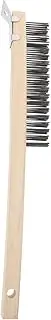 Cleaner Pizza Oven Brush with Wire Scratch Brush Paint Scraper Tool Easy Detachable Design Heavy Duty Cleaning
