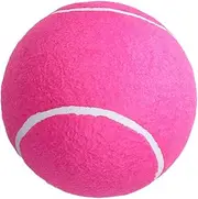 GALPADA Cm Inflatable Signature Tennis Ball Large for Boys and Girls Soft Rubber Flannel Surface Tennis Exercise Aid