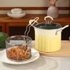 Non-stick Frying Pan Splash-proof Fryer Pot Deep Fryer Pot Fried Chicken Shop