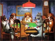 A Friend in Need Dogs Accent Tile Mural Kitchen Wall Backsplash Marble Ceramic