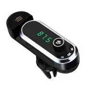 bluetooth Handsfree Car Kit Wireless Charger MP3 Player AUX USB Voltage Mornitor