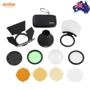 Godox AK-R1 Accessories Kit Honeycomb Snoot Diffuser Filters For V1 V1Pro Flash