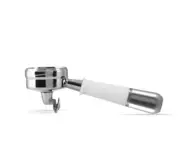 Pesado Double Spout Silver Portafilter Professional Group Head Handle LM / E61