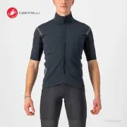 Castelli GABBA ROS 2 Short Sleeve Wind/Rain Cycling Jersey : LIGHT BLACK